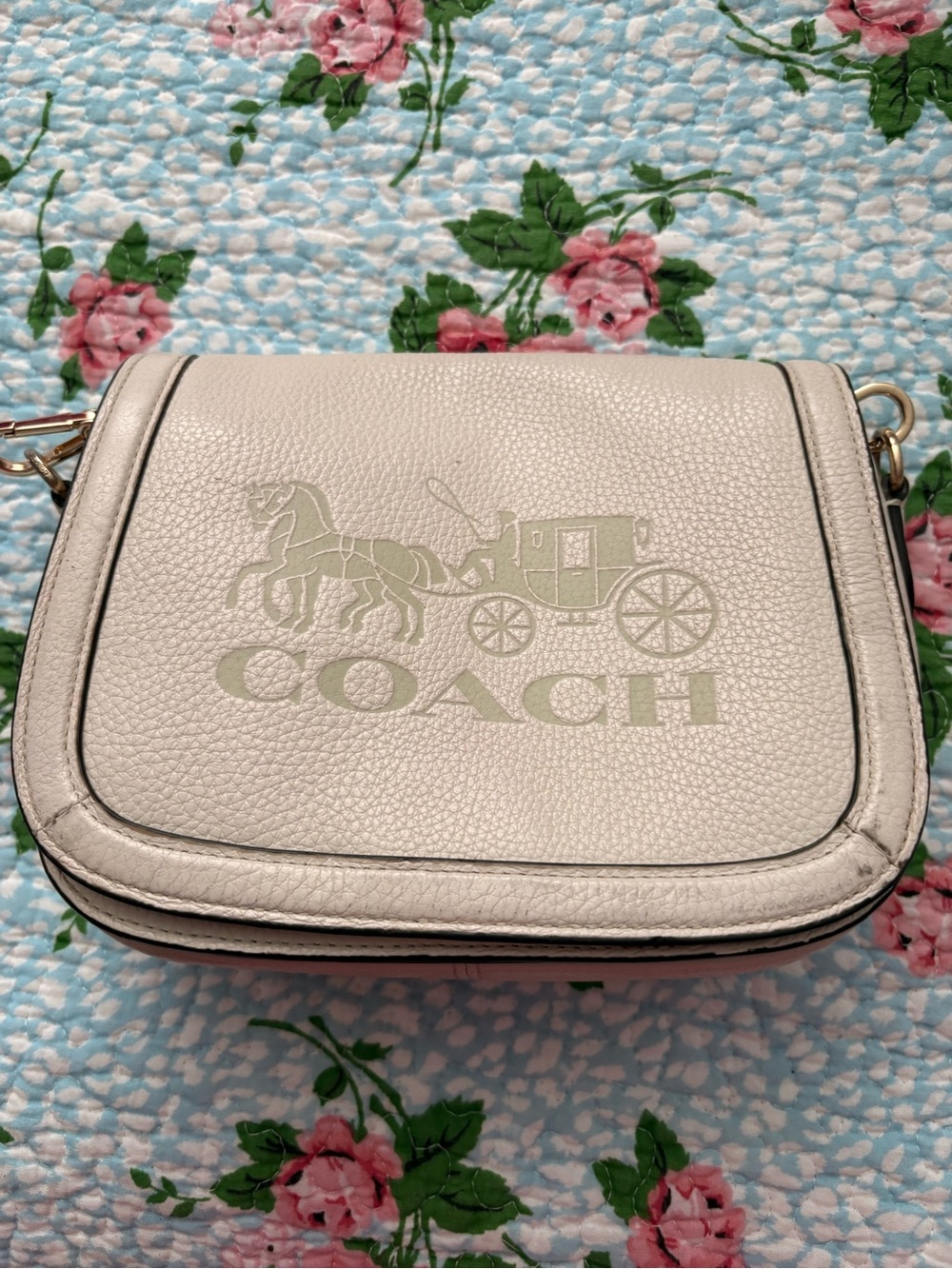 COACH Horse and Carriage Saddle Bag